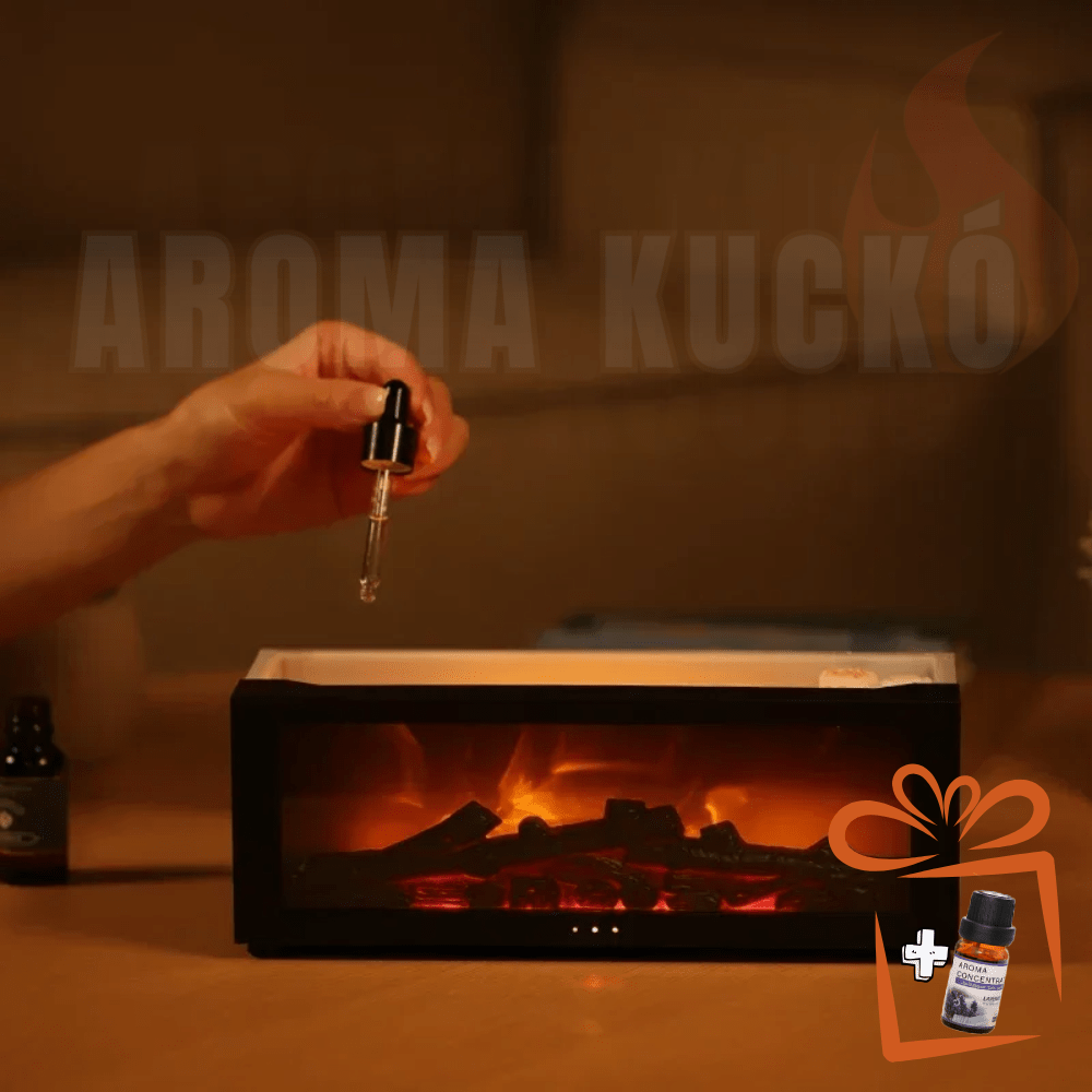 RoyalFlameGlow - kandalló hatású diffusor - AromAKuckó