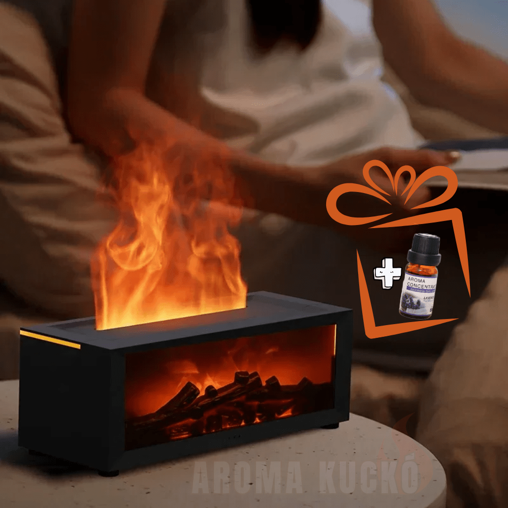 RoyalFlameGlow - kandalló hatású diffusor - AromAKuckó