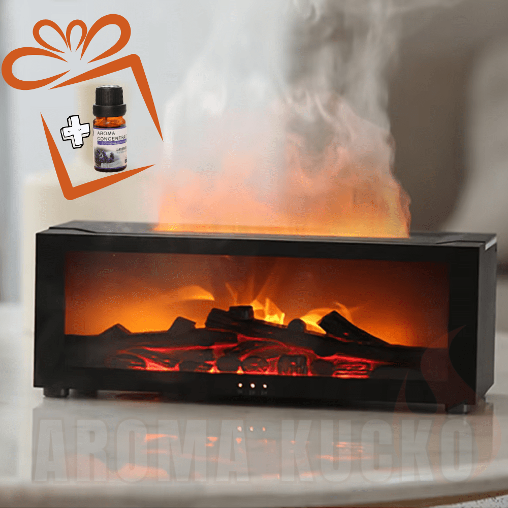 RoyalFlameGlow - kandalló hatású diffusor - AromAKuckó