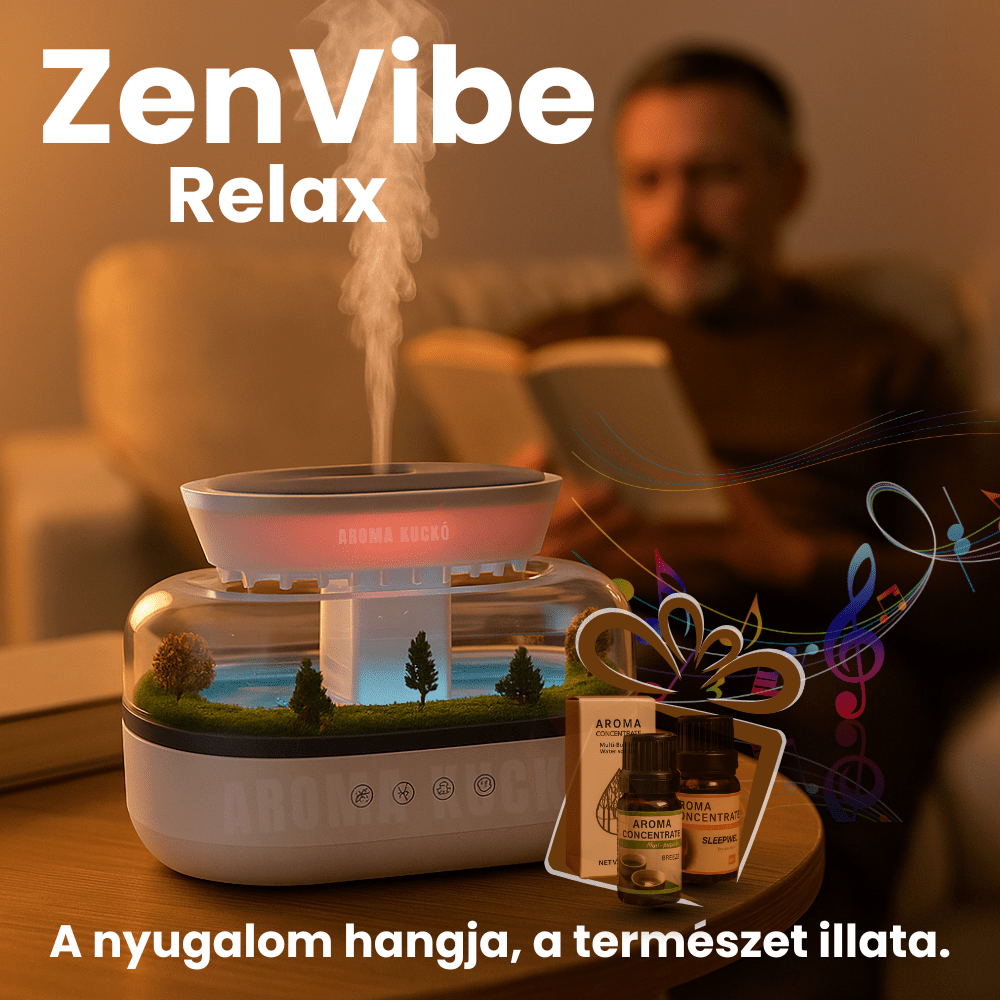 ZenVibe Relax™ - A nyugalom hangja, a természet illata - AromAKuckó