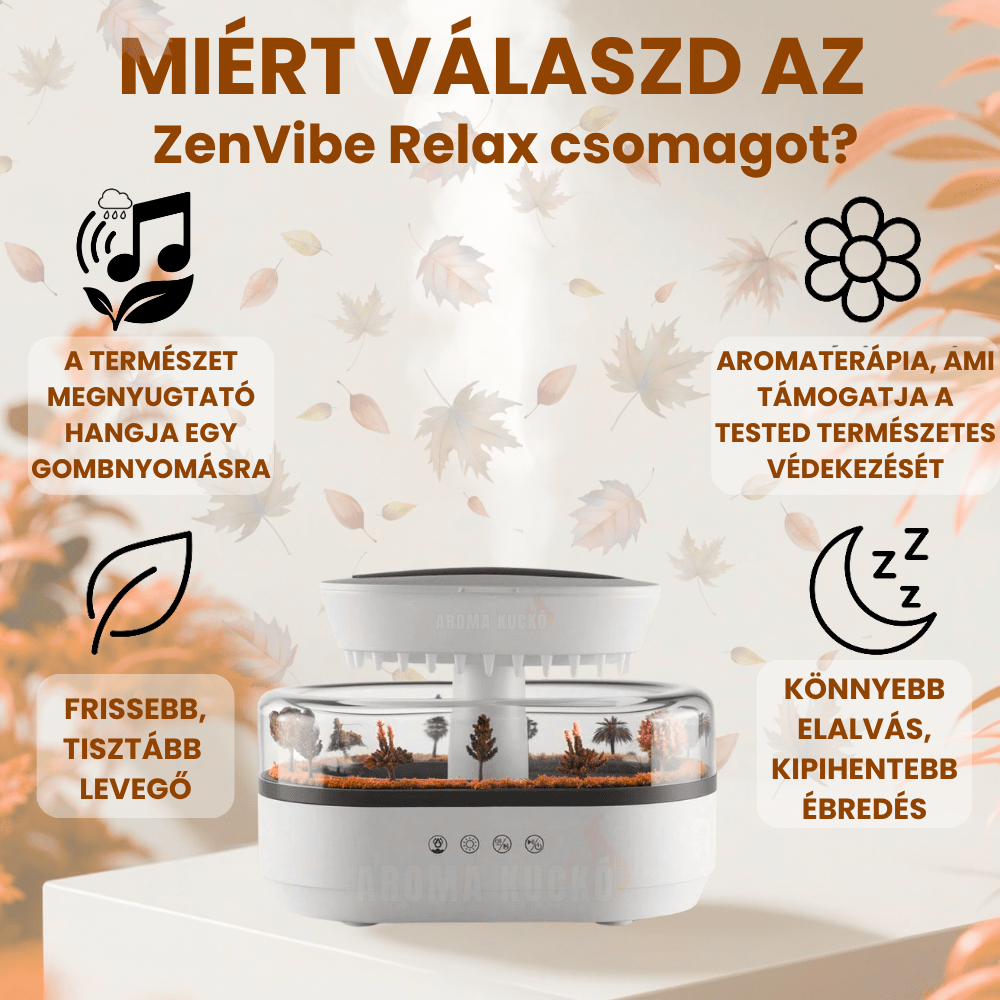 ZenVibe Relax™ - A nyugalom hangja, a természet illata - AromAKuckó
